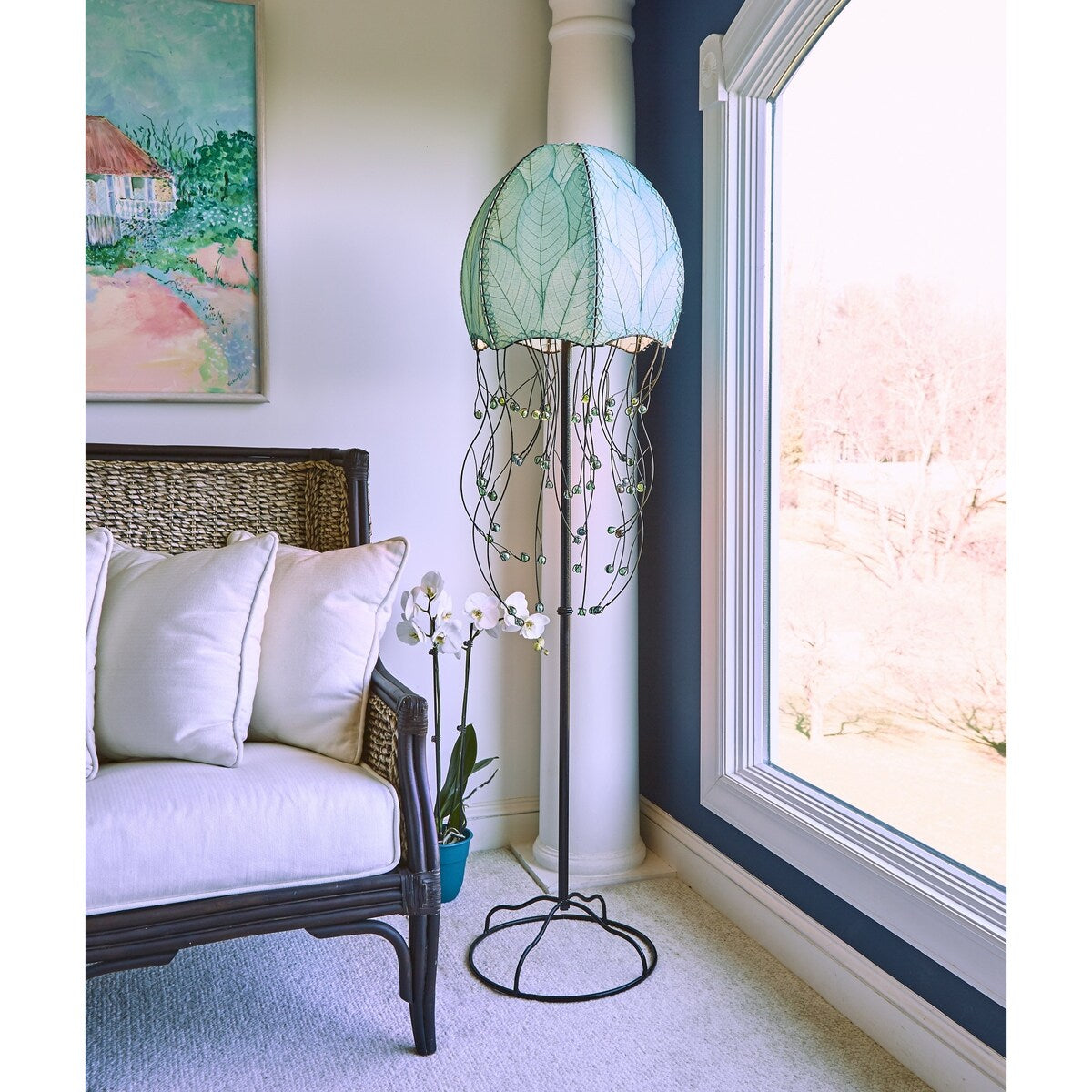 Handmade Jellyfish Floor Lamp