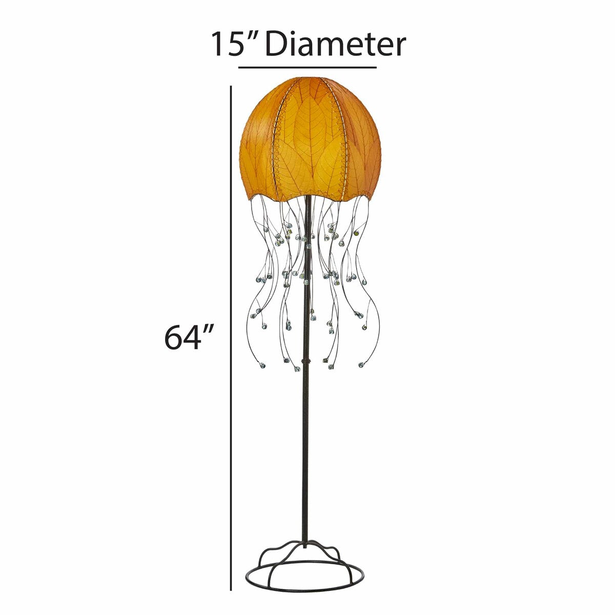 Handmade Jellyfish Floor Lamp