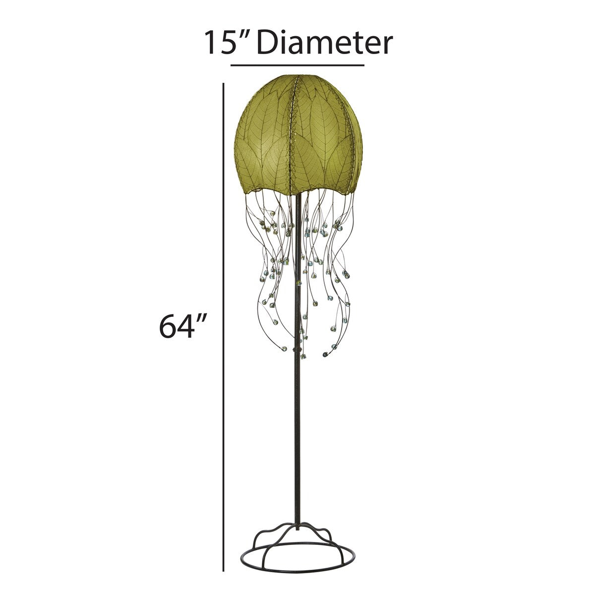 Handmade Jellyfish Floor Lamp