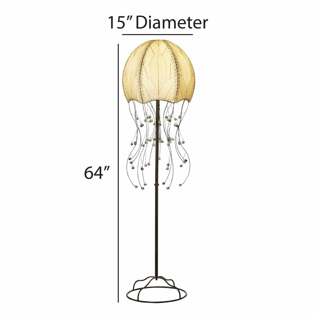 Handmade Jellyfish Floor Lamp