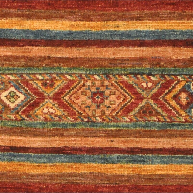 HERAT ORIENTAL Handmade Khorjeen Kazak Wool Rug - 2' x 3'1