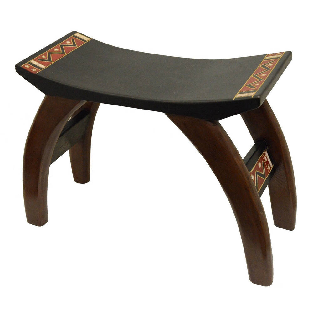 Handmade Modern Fanti Comfort Bench (Ghana)