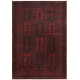 Handmade One-of-a-Kind Vintage Balouchi Wool Rug (Afghanistan) - 6'8 x 9'9