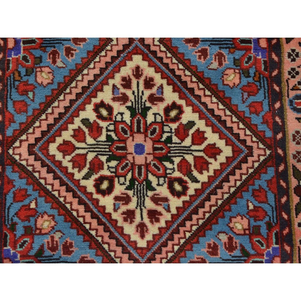 Handmade Oriental Runner Persian Hamadan Tribal Design Rug