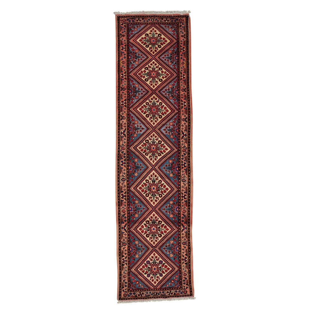 Handmade Oriental Runner Persian Hamadan Tribal Design Rug