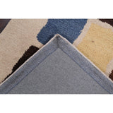 Strick & Bolton Thorpe Color Block Handmade Area Rug