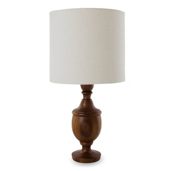 Handmade Parota Wood 'Hacienda Light' Table Lamp (Mexico)