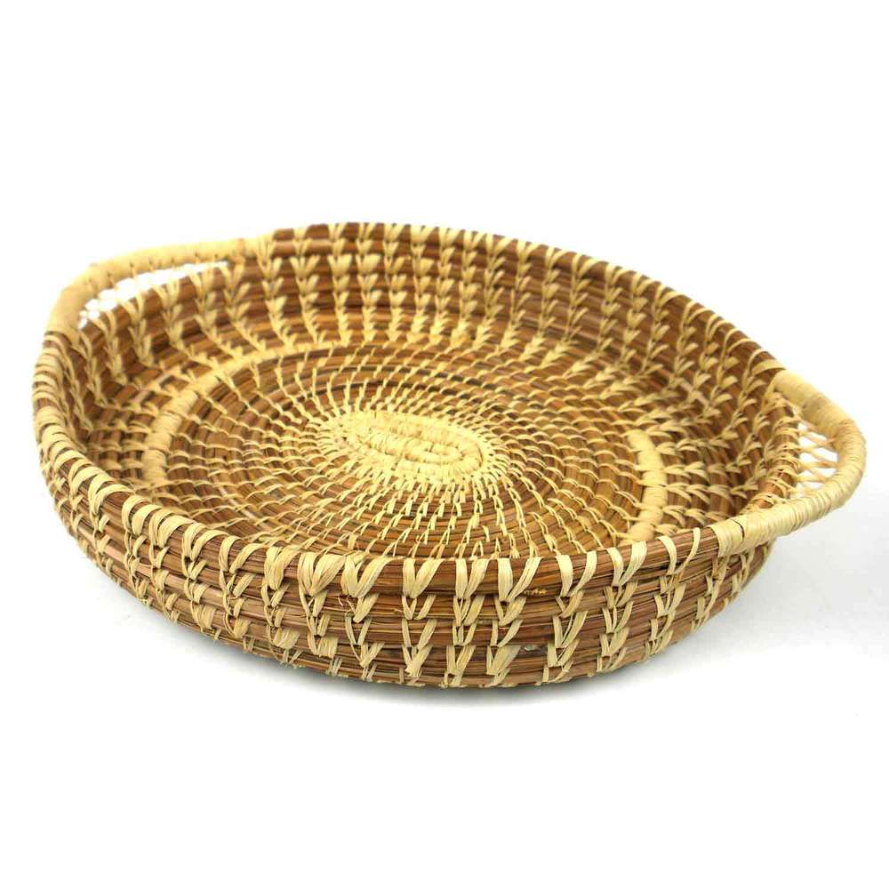 Handmade Pine Needle Chocolate Basket (Guatemala)