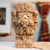 Handmade Serpent Skirt Goddess (large) Ceramic figurine (Mexico) - 40 x 28 x 21
