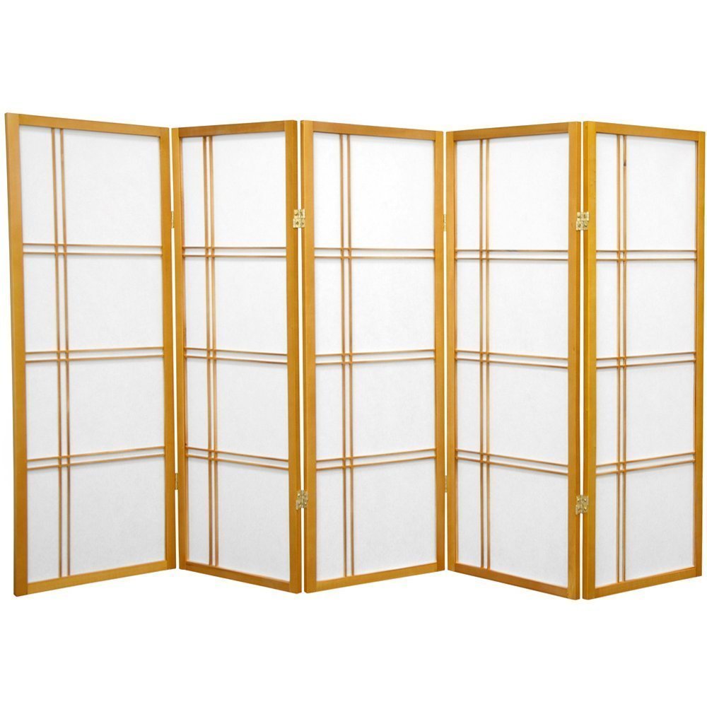 Handmade Spruce Wood 48-inch Double Cross Room Divider (China)