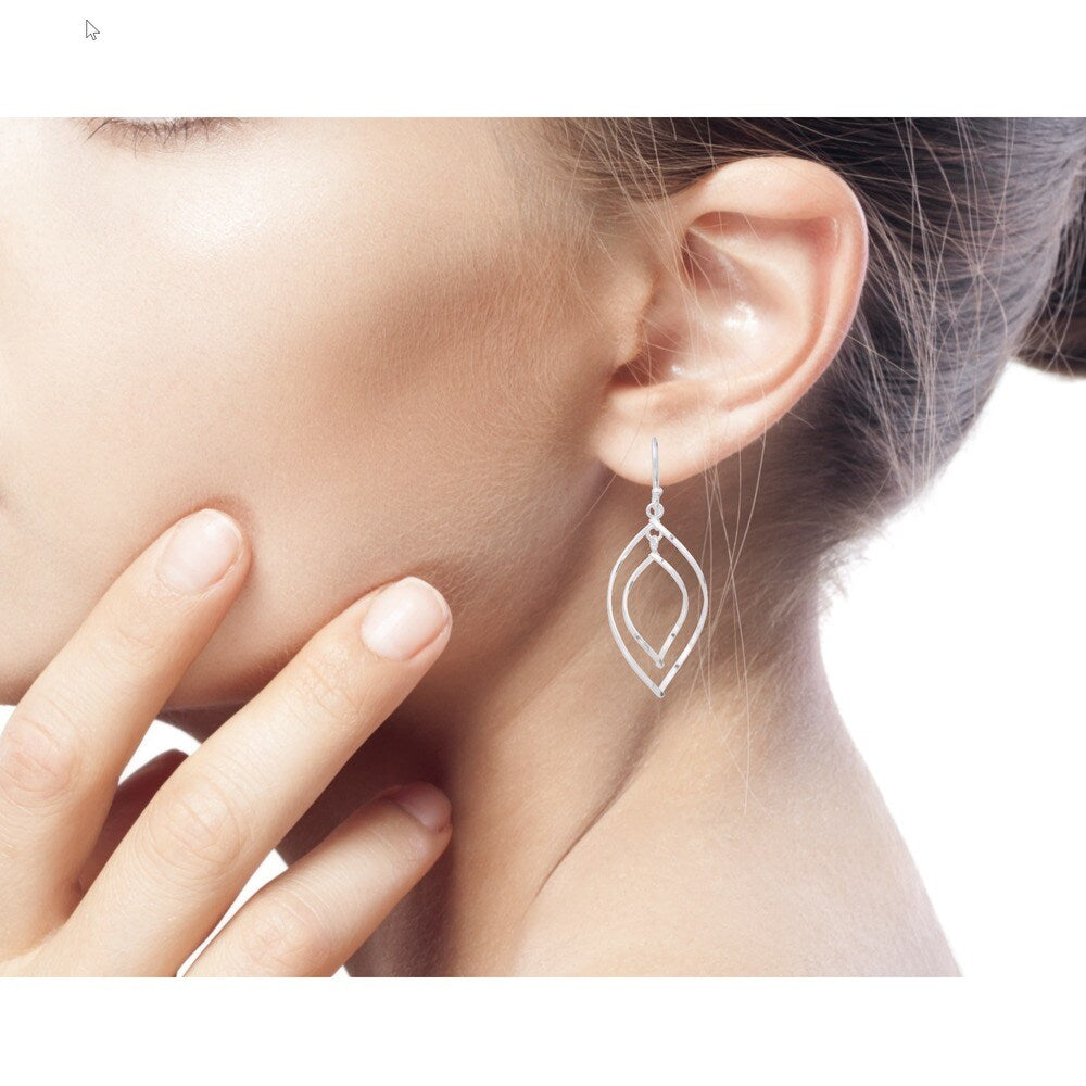 Sterling Silver Eyes On You Dangling Style Earrings