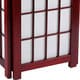 Handmade Tall Hokkaido End Table/ Shoji Lamp (China)