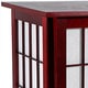 Handmade Tall Hokkaido End Table/ Shoji Lamp (China)
