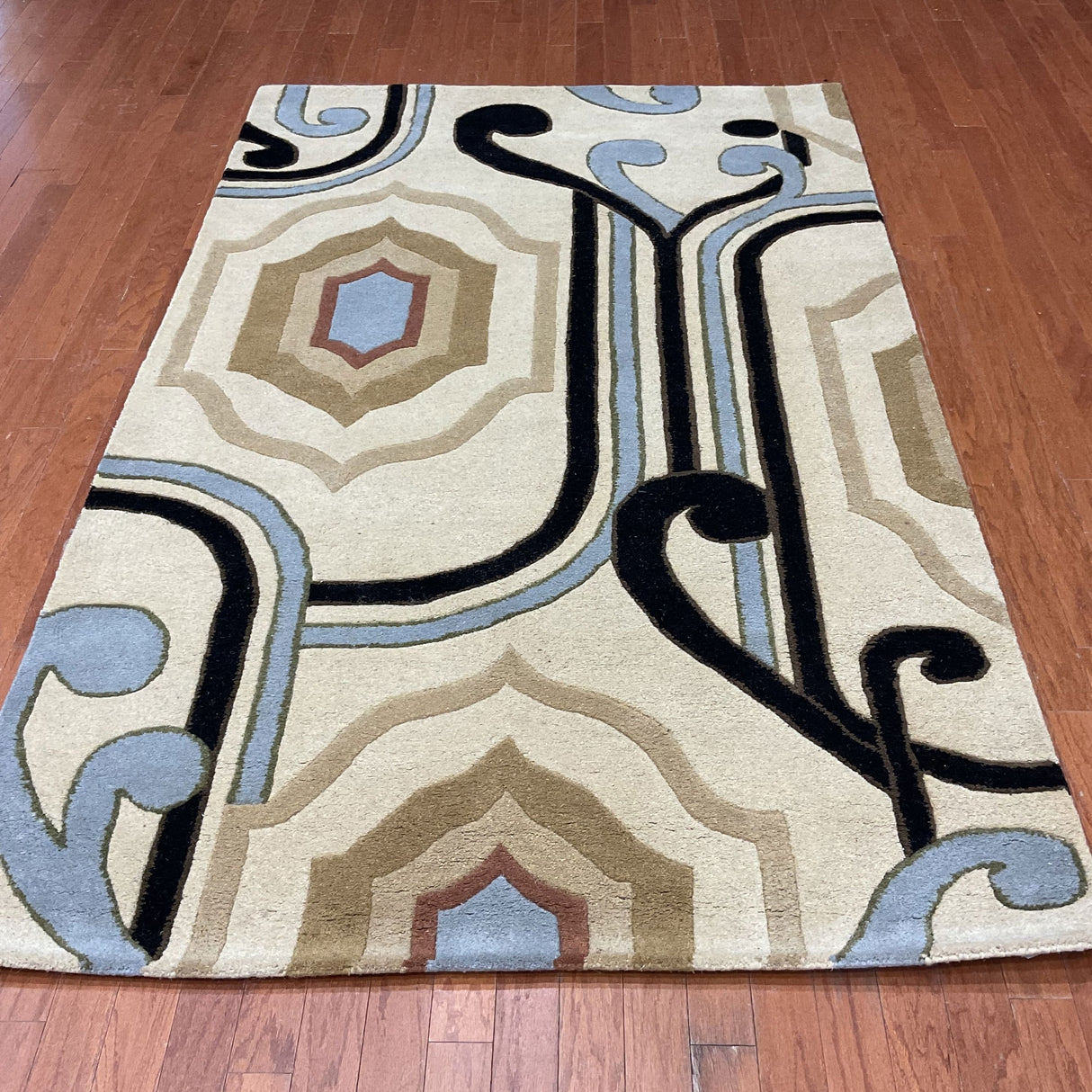 HERAT ORIENTAL Handmade 5x8 Tibetan Wool Rug - 5' x 8'