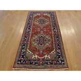 Handmade Tribal Design Serapi Heriz Oriental Runner Area Rug