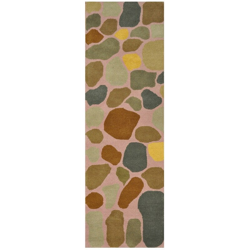 Handmade Tufted Wool Runner (India) - 2'6 x 8'