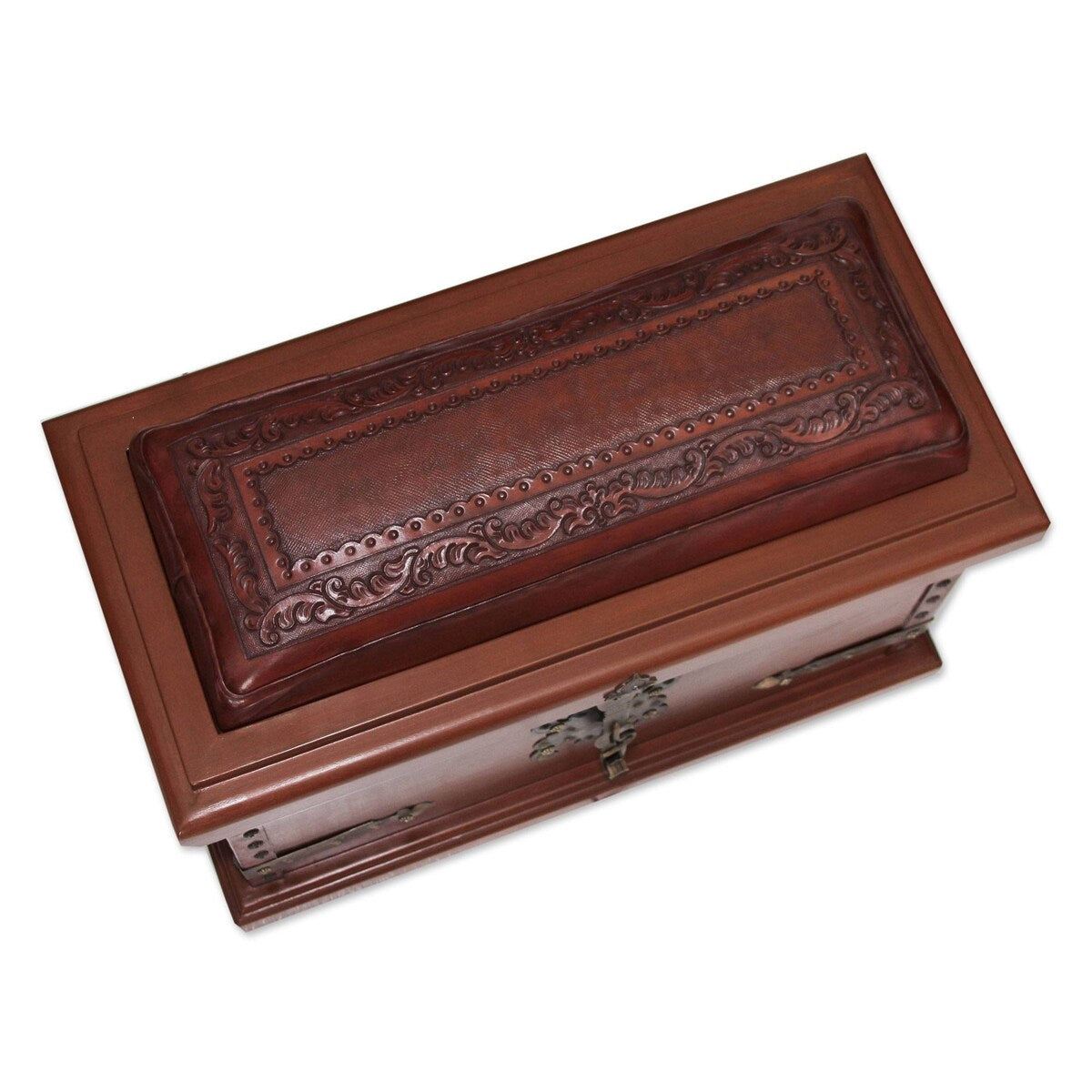 Handmade Village Leather trunk (Peru)