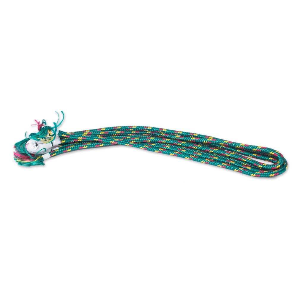 Vineyard Outdoor Garden Patio Pool Green Purple Stripe Durable Unique Handmade Knotted Rope Style Ny
