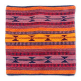 NOVICA Handmade Wool and Cotton Cushion Cover Butterfly Dancers (Mexico)