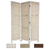 Handmade Woven Bamboo Matchstick 5.5-foot Room Divider (China)