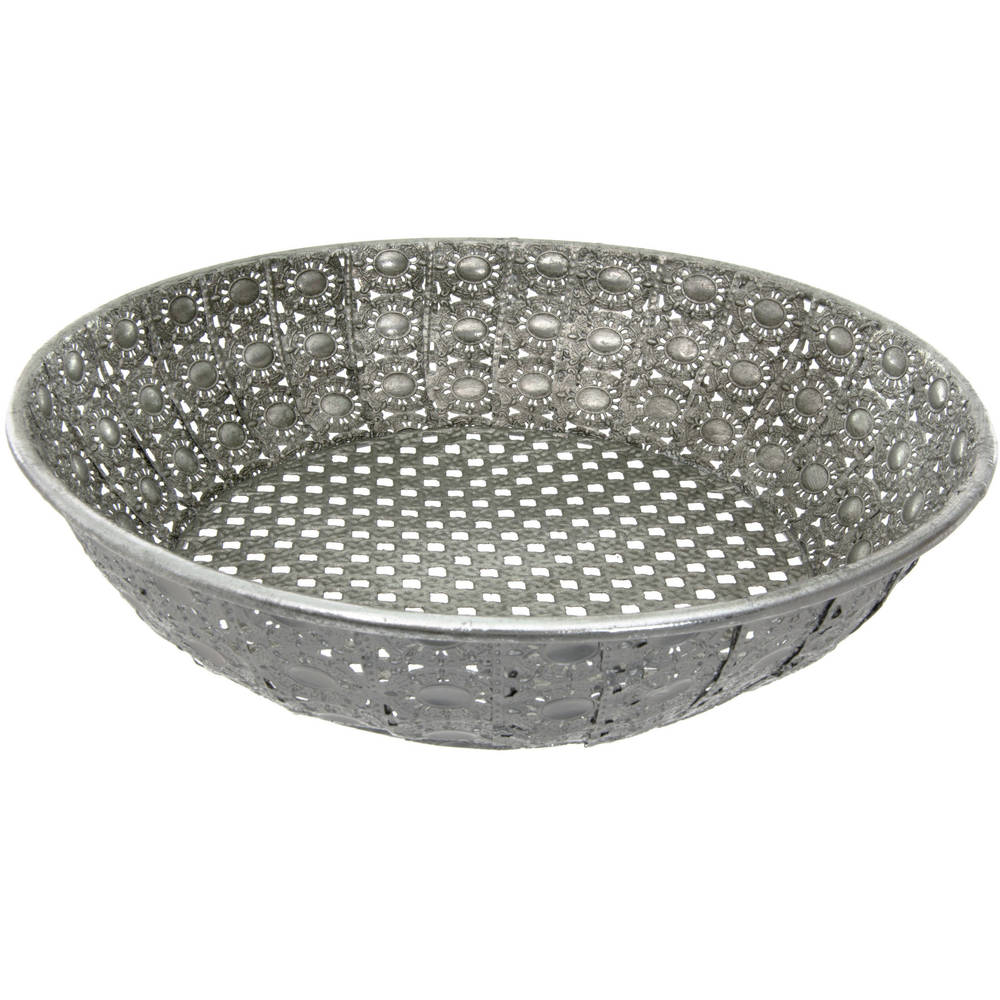 Handmade Wrought Iron Decorative Display Bowl (China)