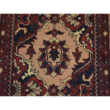 Handmade XL Runner Fine Khamyab Oriental Rug - Multi-color
