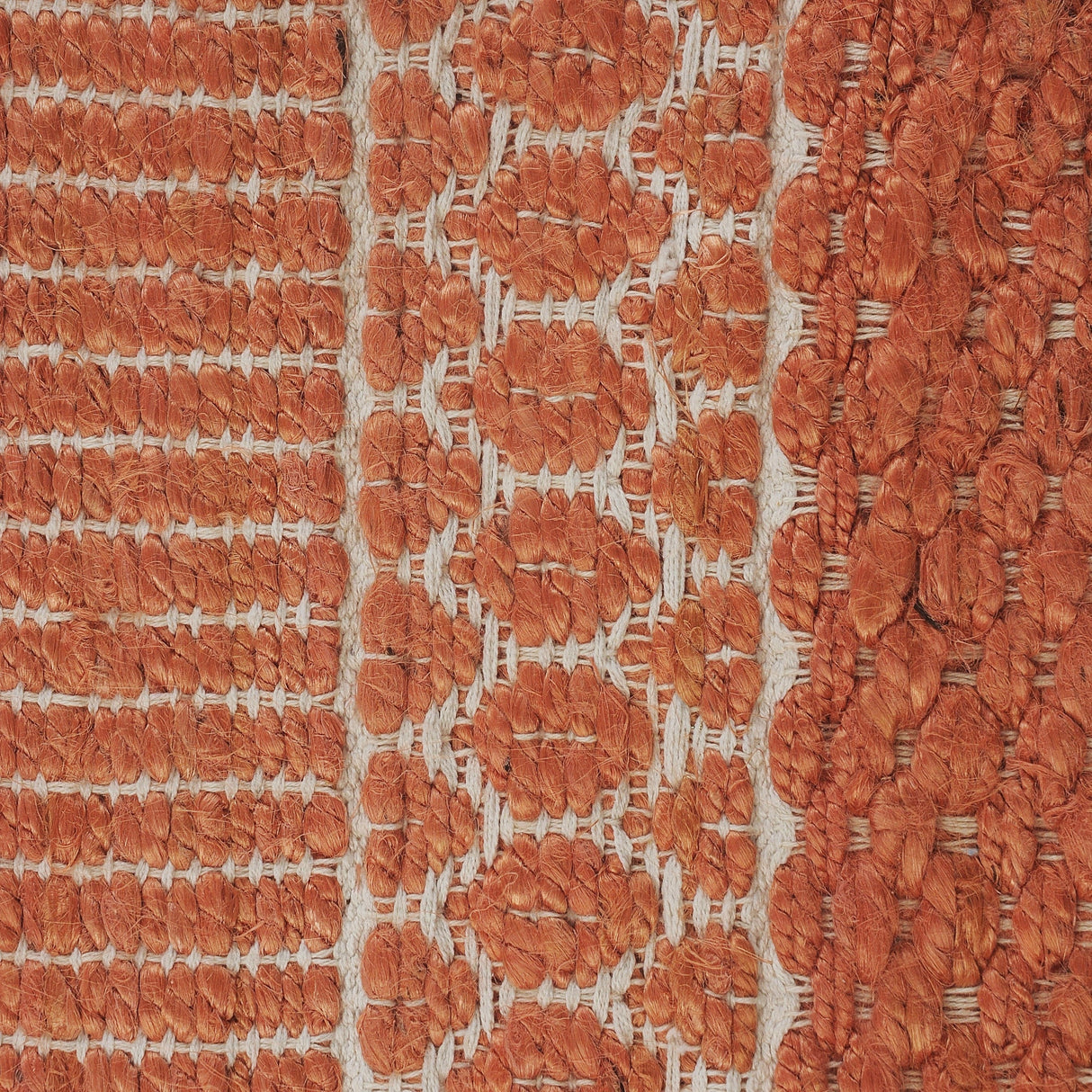 Sevita Handwoven Captivating Coral Natural Fiber Area Rug