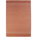 Sevita Handwoven Captivating Coral Natural Fiber Area Rug