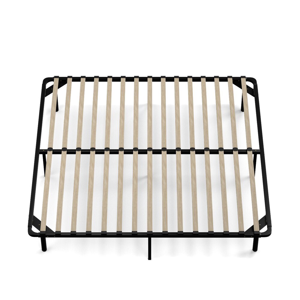 Handy Living King Size Wood Slat Bed Frame