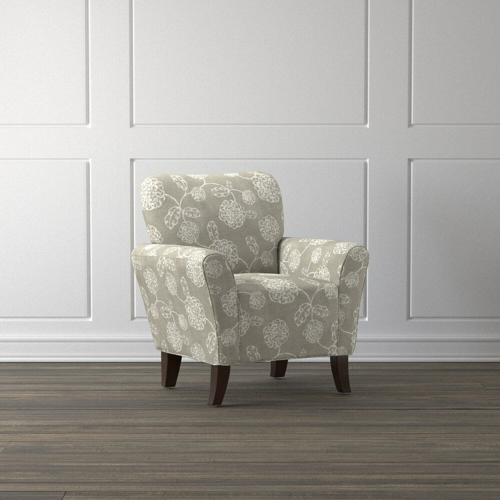 Copper Grove Hannut Taupe Floral Arm Chair