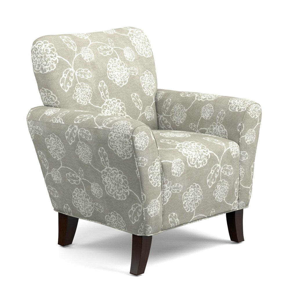 Copper Grove Hannut Taupe Floral Arm Chair