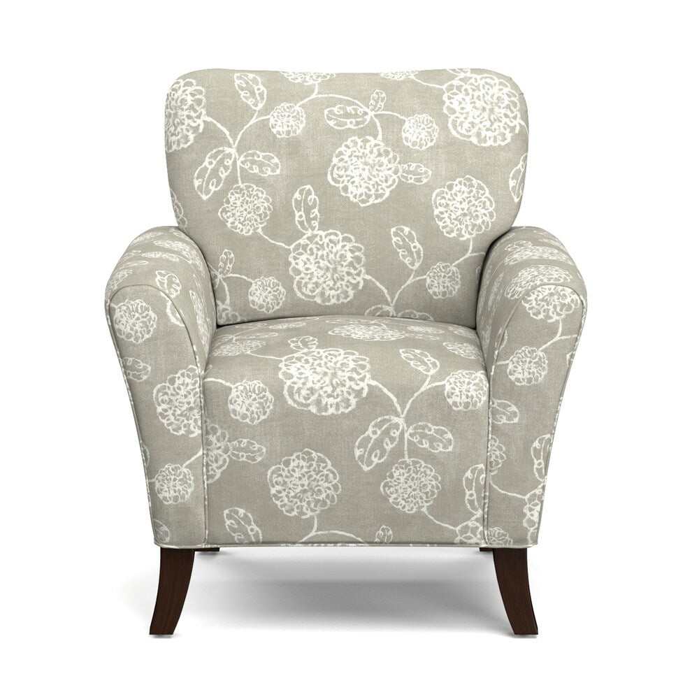 Copper Grove Hannut Taupe Floral Arm Chair