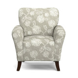 Copper Grove Hannut Taupe Floral Arm Chair