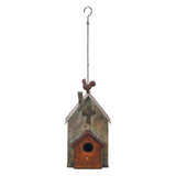 Hanging Birdhouse Colorful Church Birdhouse that Attracts Birds