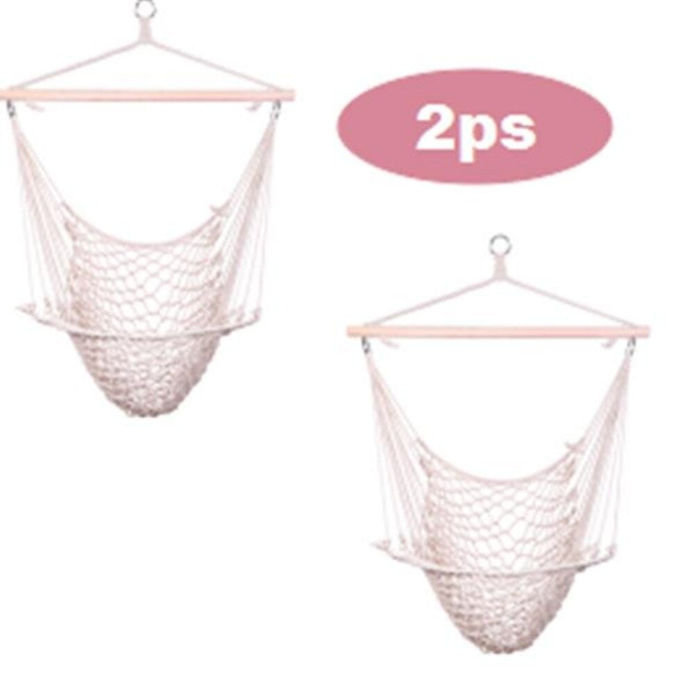 Hanging Rope Air/Sky Chair Swing - Beige