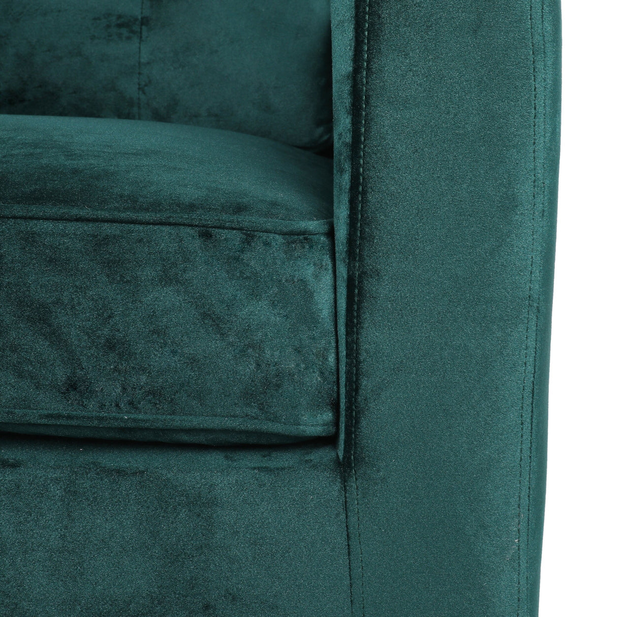 Hanlon Modern Glam Tufted Velvet Club Chair by Christopher Knight Home