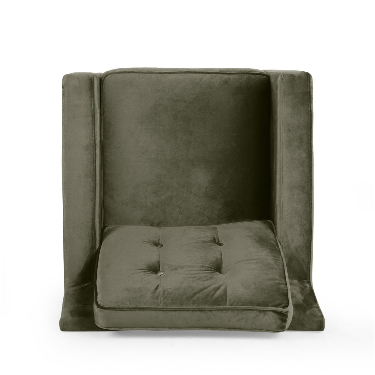 Hanlon Modern Glam Tufted Velvet Club Chair by Christopher Knight Home