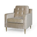 Hanlon Modern Glam Tufted Velvet Club Chair by Christopher Knight Home
