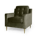 Hanlon Modern Glam Tufted Velvet Club Chair by Christopher Knight Home
