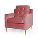 Hanlon Modern Glam Tufted Velvet Club Chair by Christopher Knight Home