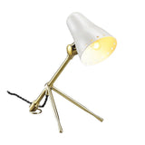 Hans Andersen Home Arla White Brass Finish Table Lamp