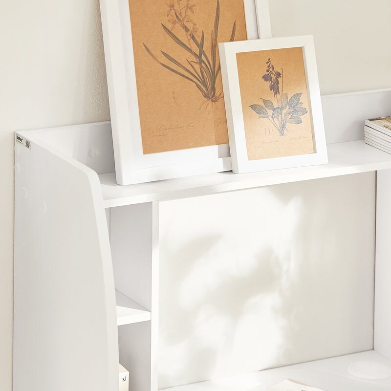 Haotian FWT18-W, Wall-mounted Table Desk with Shelves and Drawers
