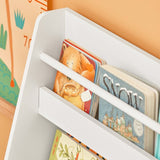 Haotian KMB45-W, Children Bookcase Toy Shelf Storage Display Rack Organizer Holder
