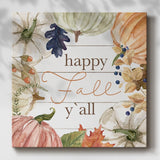 Happy Fall Y'All-Gallery Wrapped Canvas