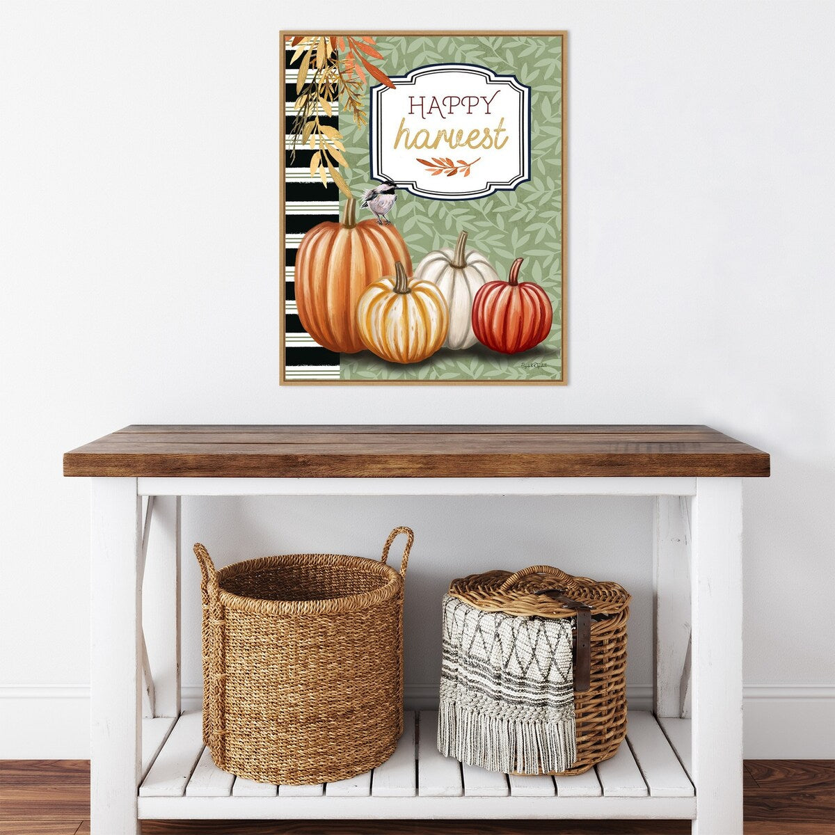 Happy Harvest by Elizabeth Tyndall Framed Canvas Wall Art Print