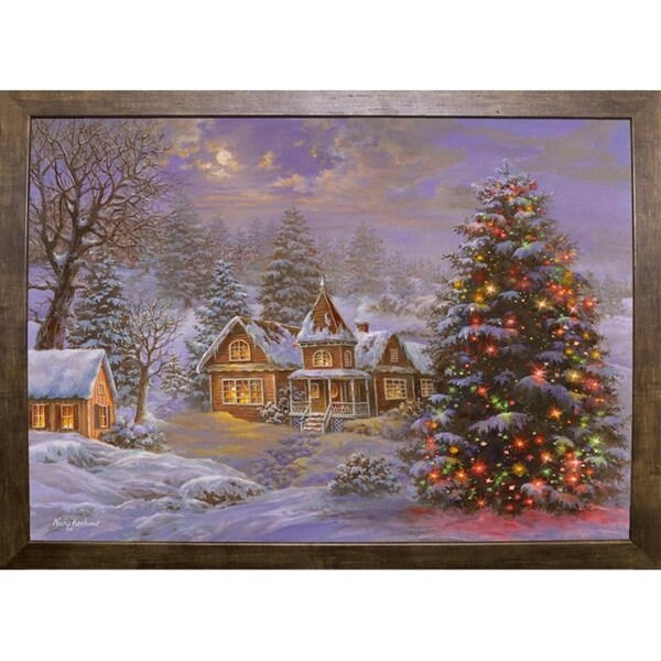 Happy Holidays-NICBOE124122 Print 23.75"x34" by Nicky Boehme