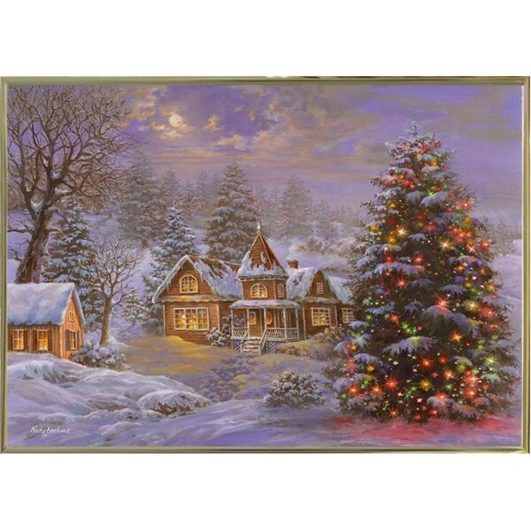 Happy Holidays-NICBOE124122 Print 23.75"x34" by Nicky Boehme