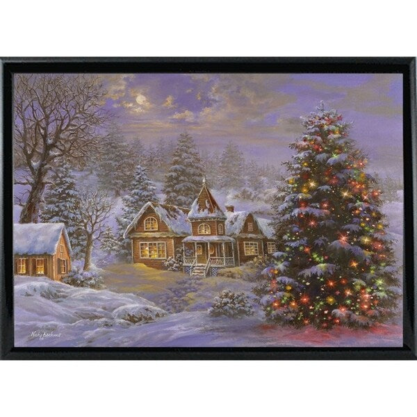Happy Holidays-NICBOE124122 Print 23.75"x34" by Nicky Boehme