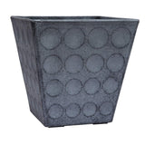 Happy Planter Planter, 14" x 14" x 13.6", Continental Gray
