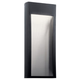 Harbur Lighting LED Outdoor Wall Mount Ryo Textured Black - Exact Size